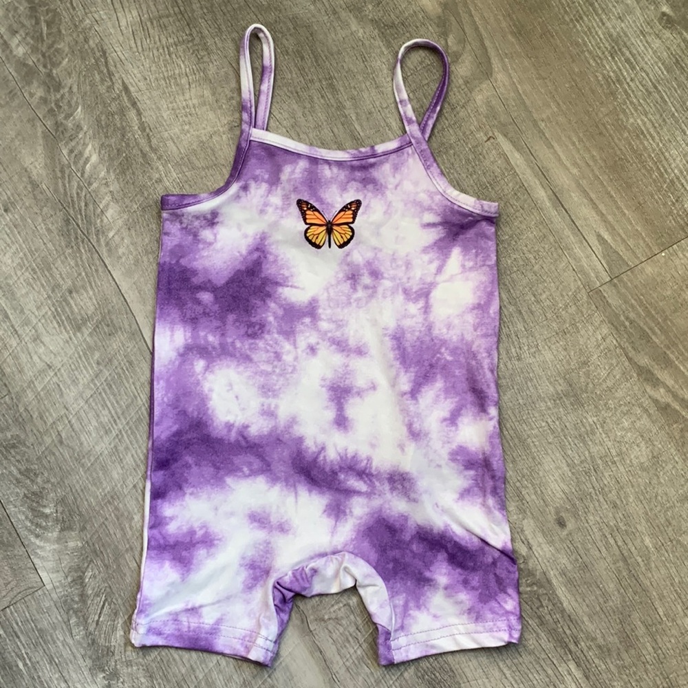 SHEIN Infant Tie Dye Romper